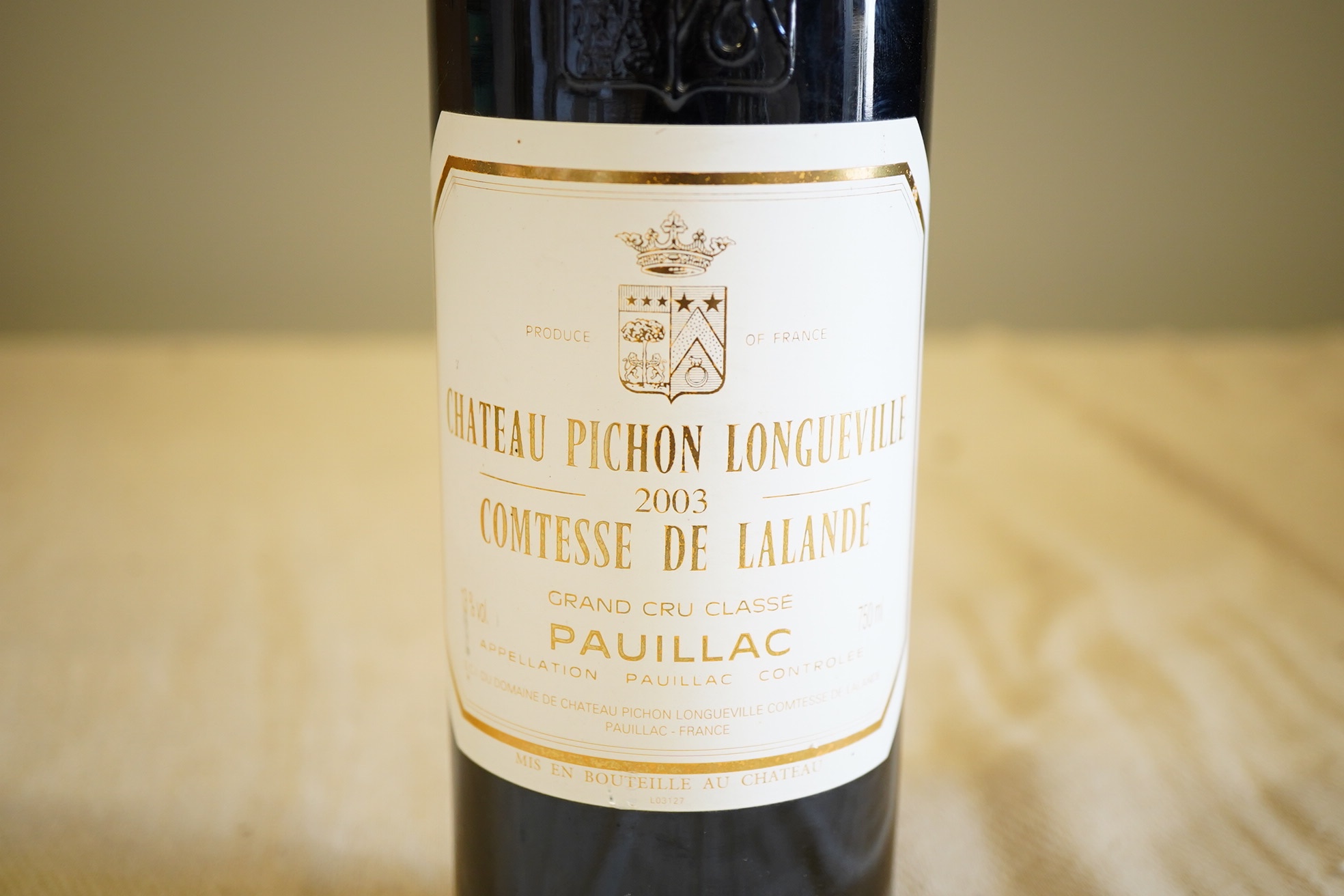 Château Pichon Longueville, Comtesse de Lalande, 2003